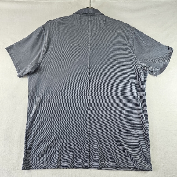 Nike Polo Dri Fit Shirt Size XL Grey Striped The Players Championship Logo - Picture 4 of 10